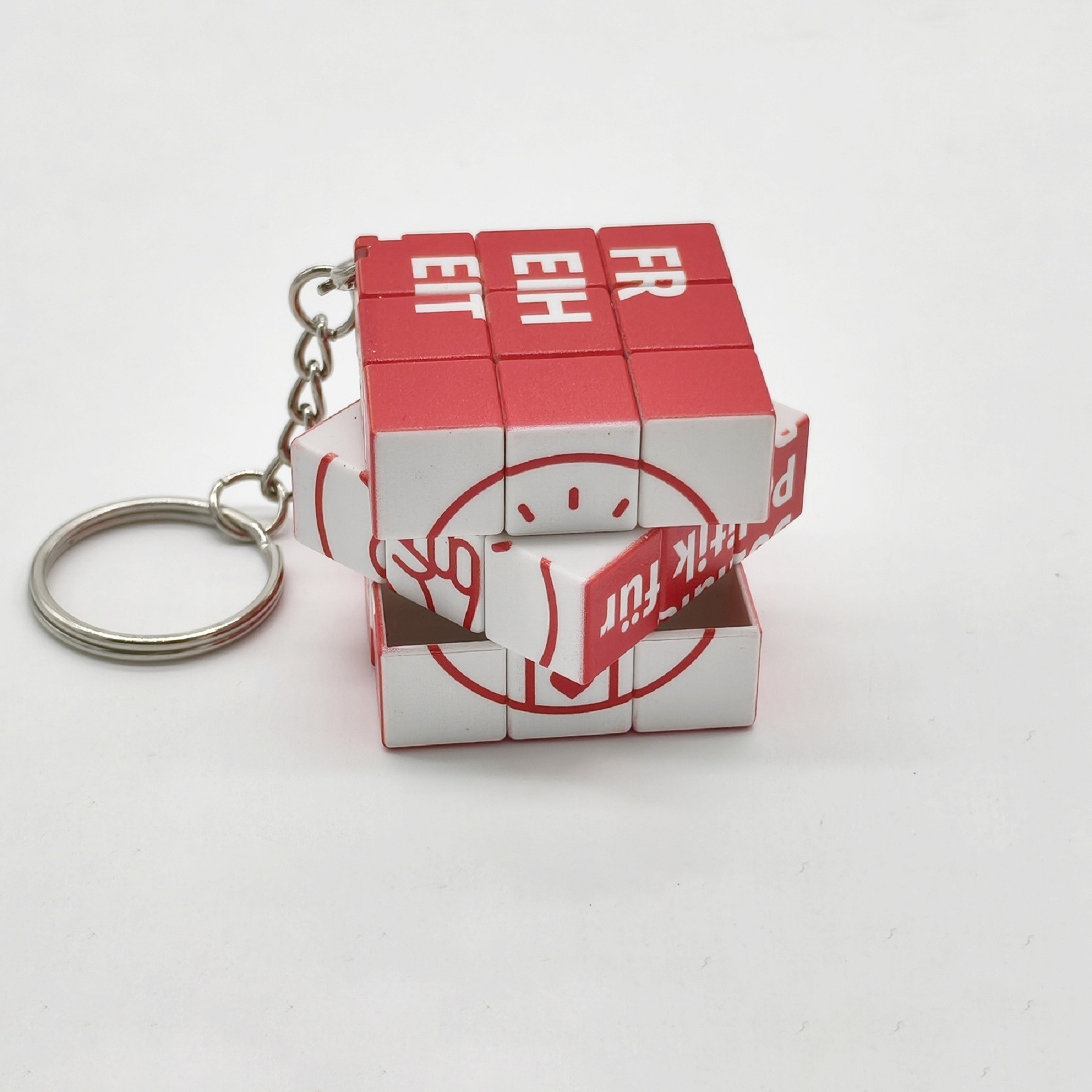 3 X 3 Puzzle Cube With Keychain 2