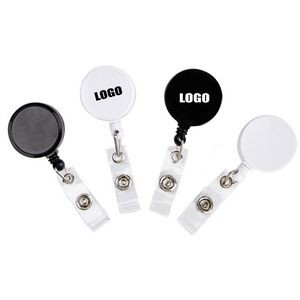 Auto Stretch All Metal Key Chain With Secure Clothing Clips 12