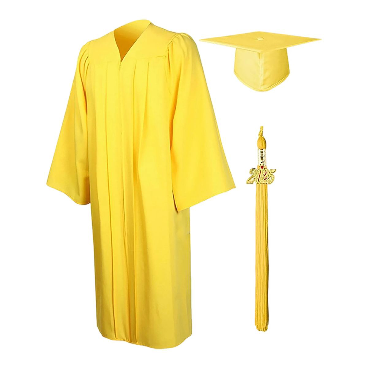 Durable Polyester Graduation Outfit with Tassel Included 7