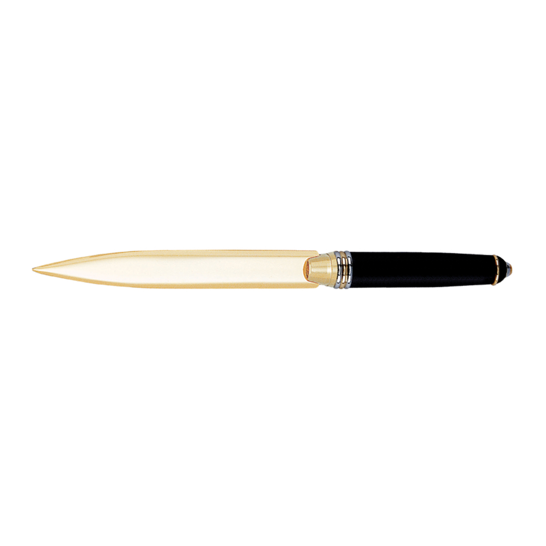 Achilles Matte Black Letter Opener 6