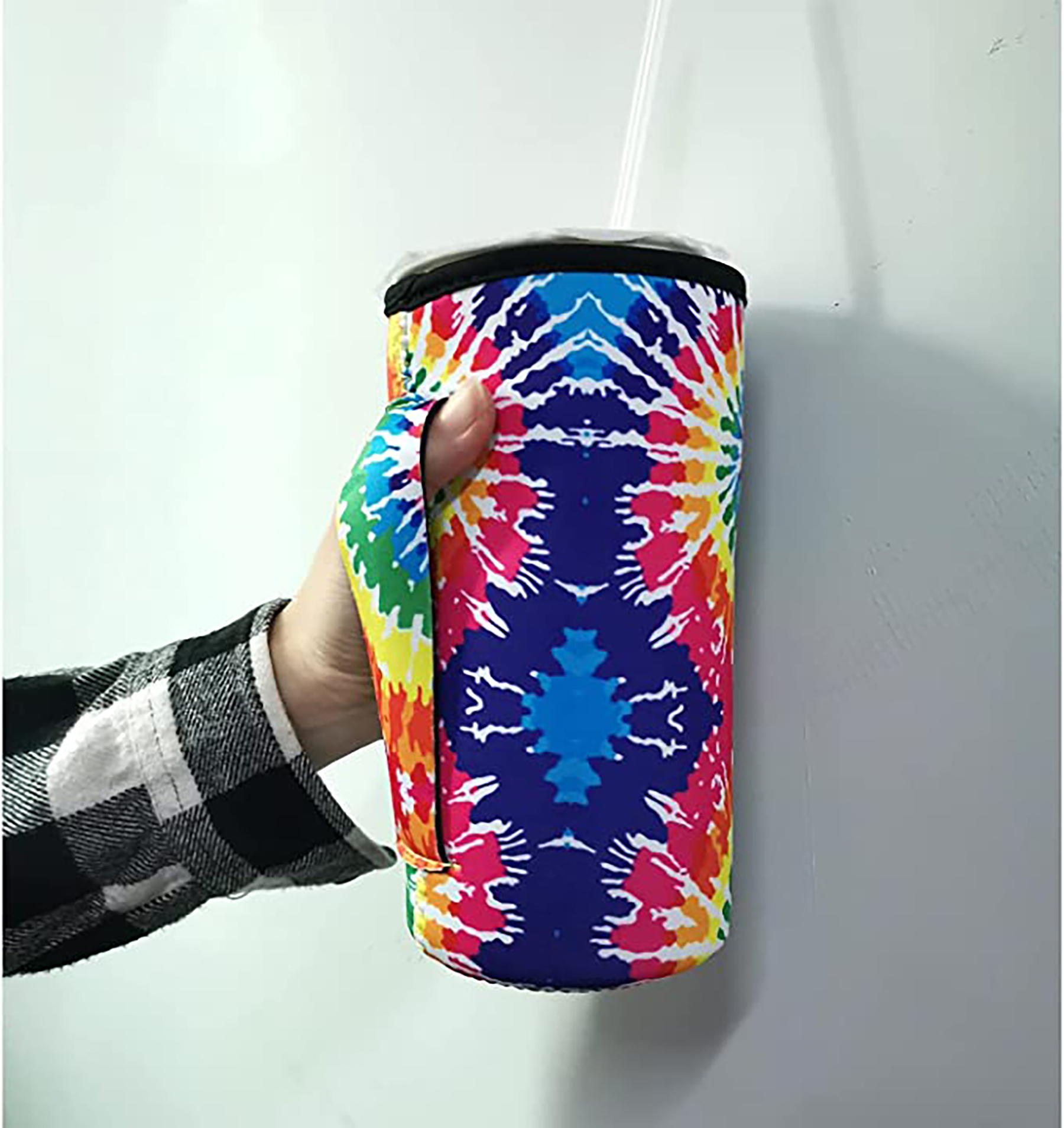 30-32 oz Reusable Neoprene Insulated Sleeves Cup Cover, custom koozie with logo imprint 7