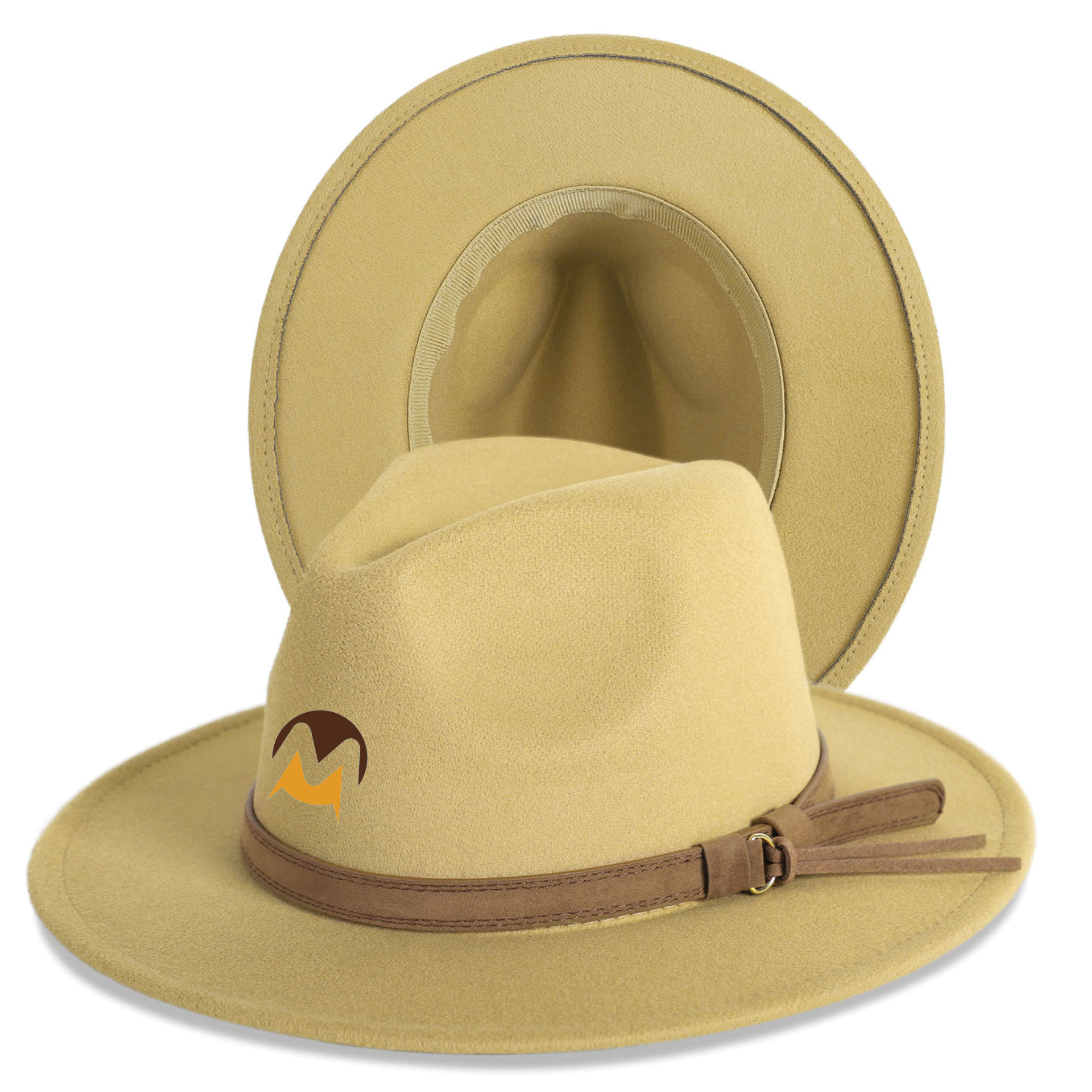 Fedora Hat w/Wide Belt Band 1