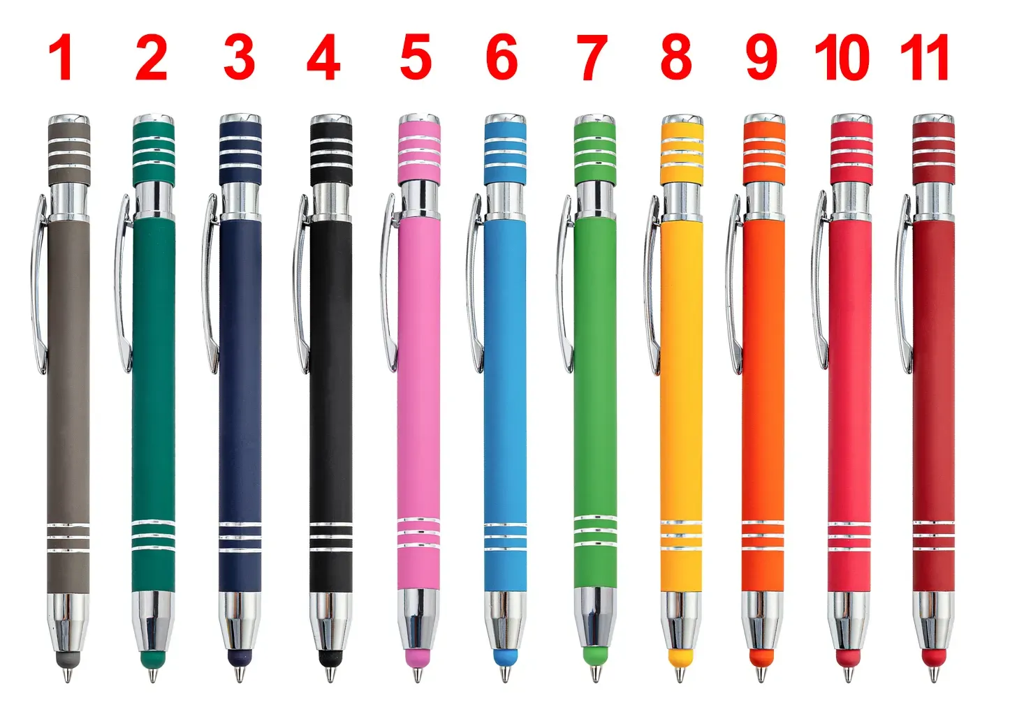 2 In 1 Metal Ballpoint Pen With Stylus 4