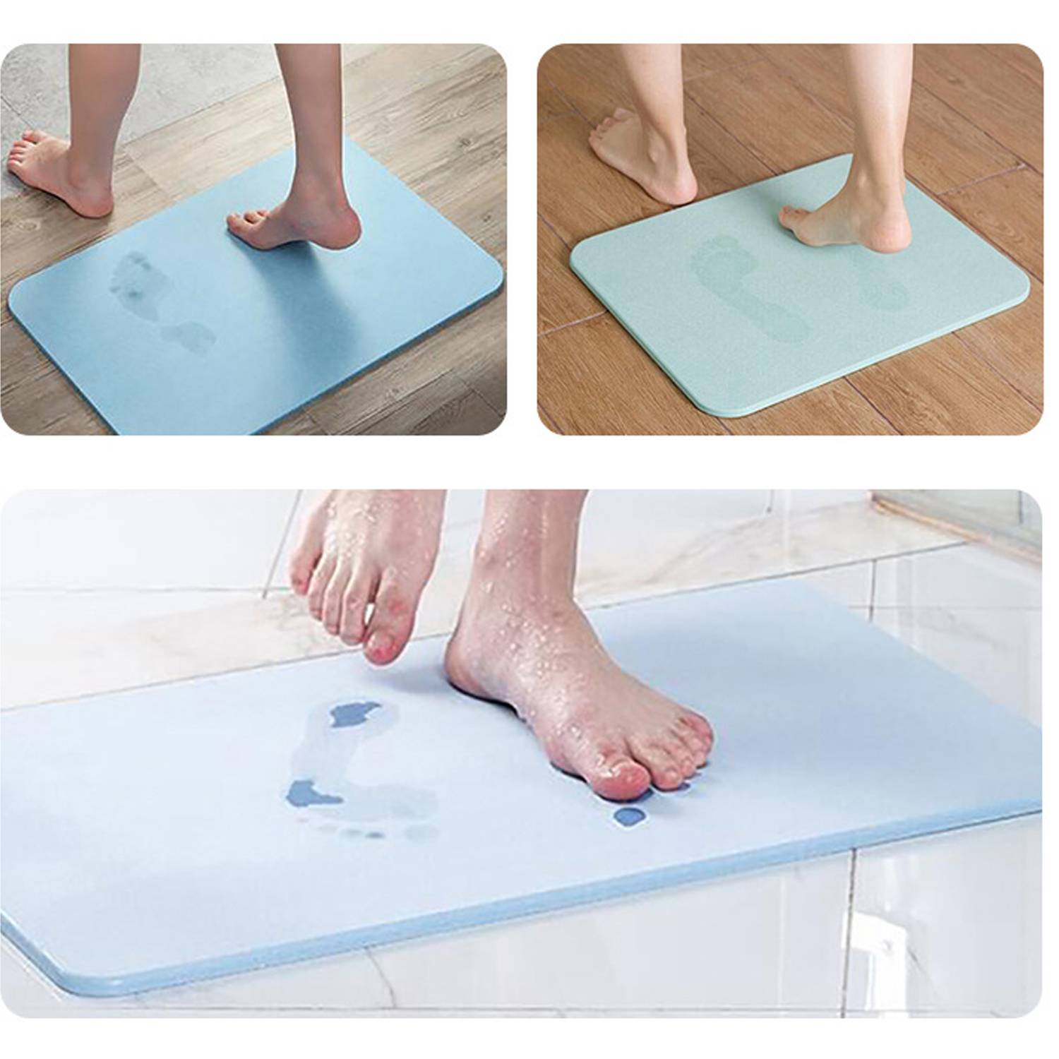 Diatomaceous Bathroom Shower Mat 4
