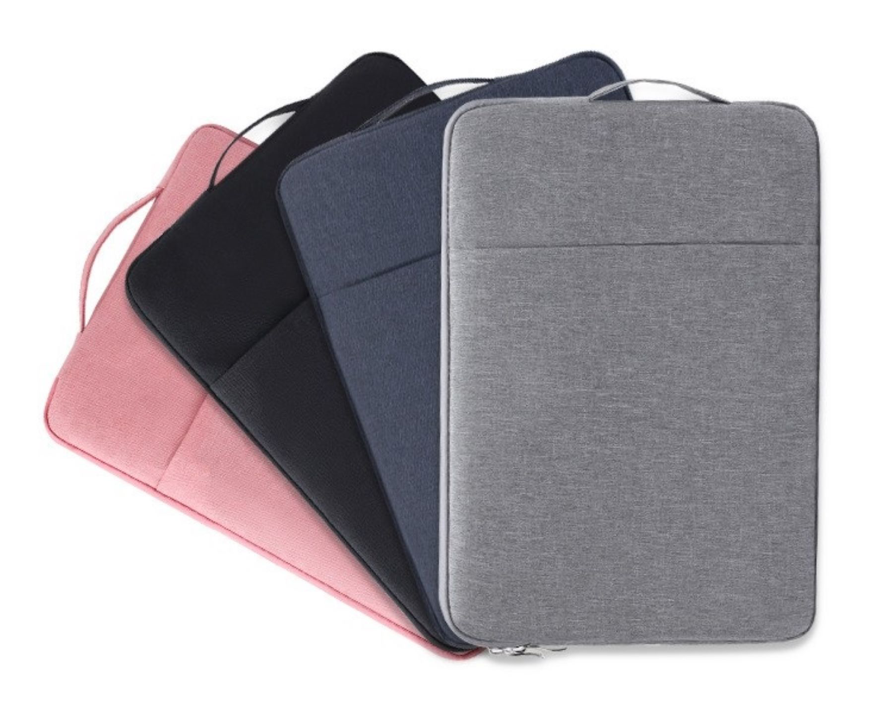 Jacquard Laptop Sleeve with Front Pocket and Carry Handle 4