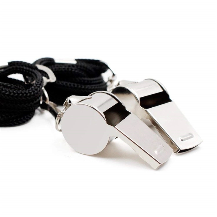 Metal Whistle With Lanyard 3