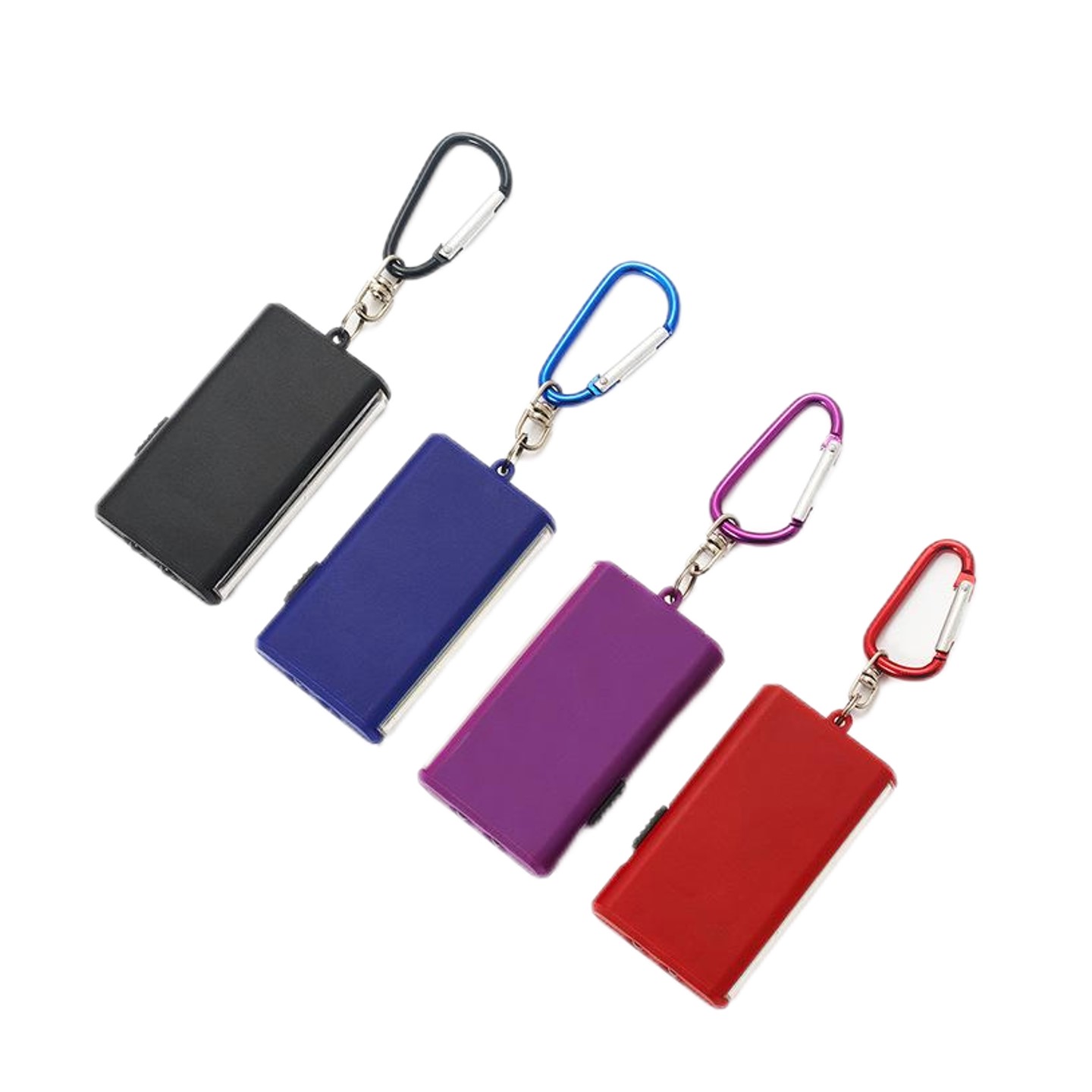 Multifunctional portable carabiners LED & COB keychain flashlight 7