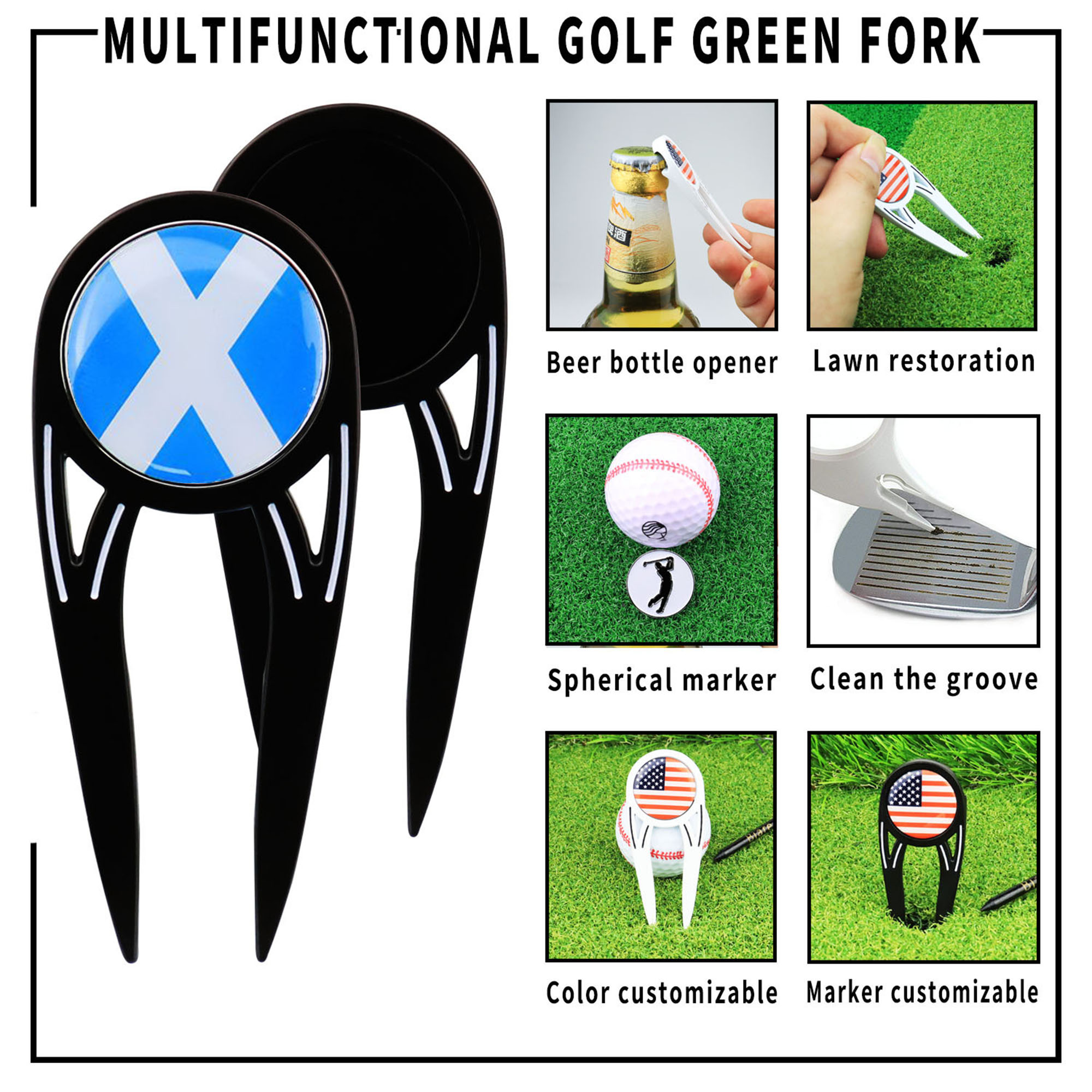 Epoxy Dome Golf Ball Marker Divot Tool 4