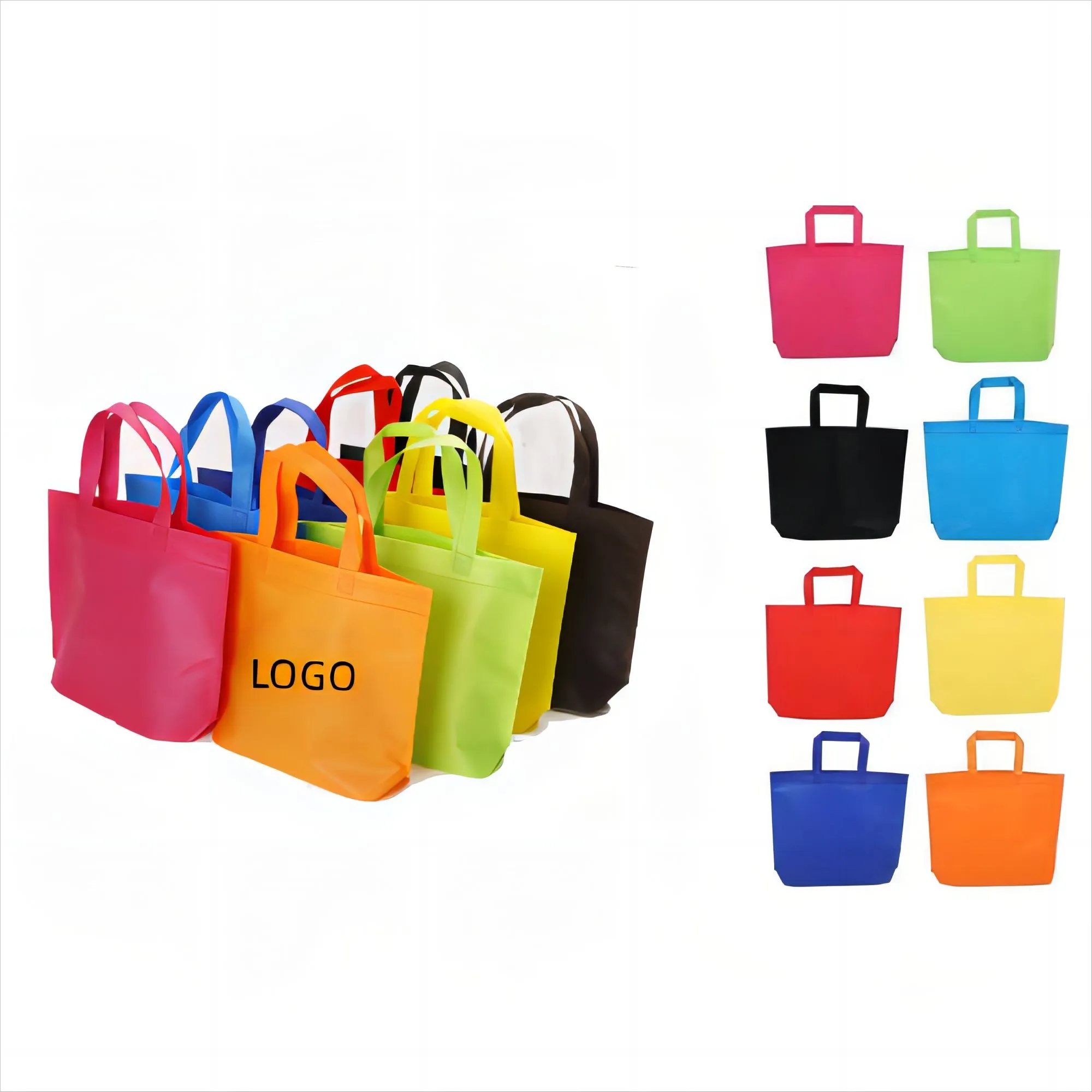 17.3/4"  x 13.3/4"  x 4.3/4" Non-Woven Promotional Tote Bag 1