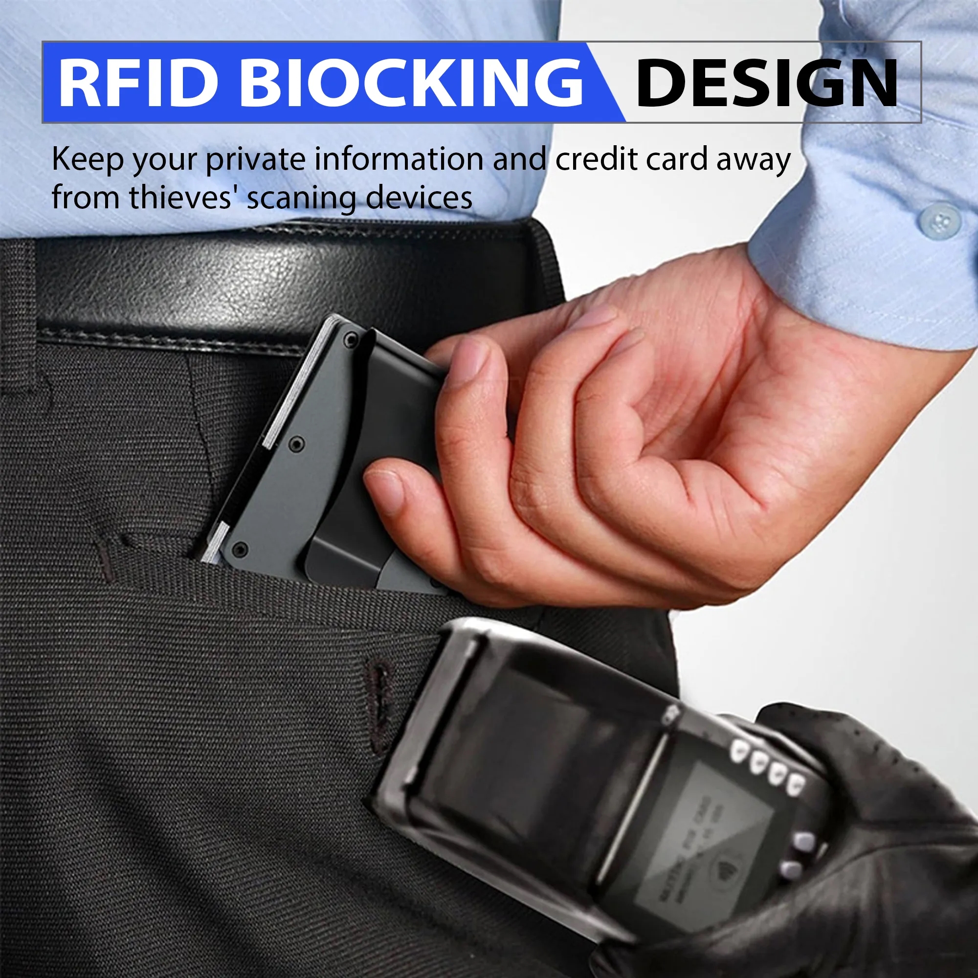 Aluminum RFID Blocker Card Holder 3