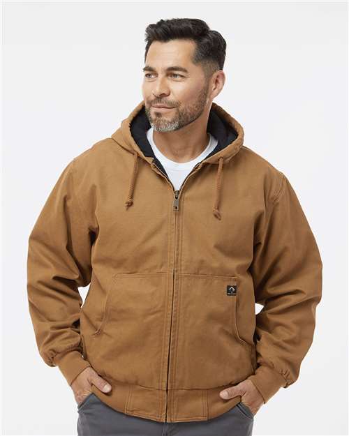 Men's Tall Cheyenne Boulder Cloth™ Hooded Jacket with Tricot Quilt Lining - 5020T 50