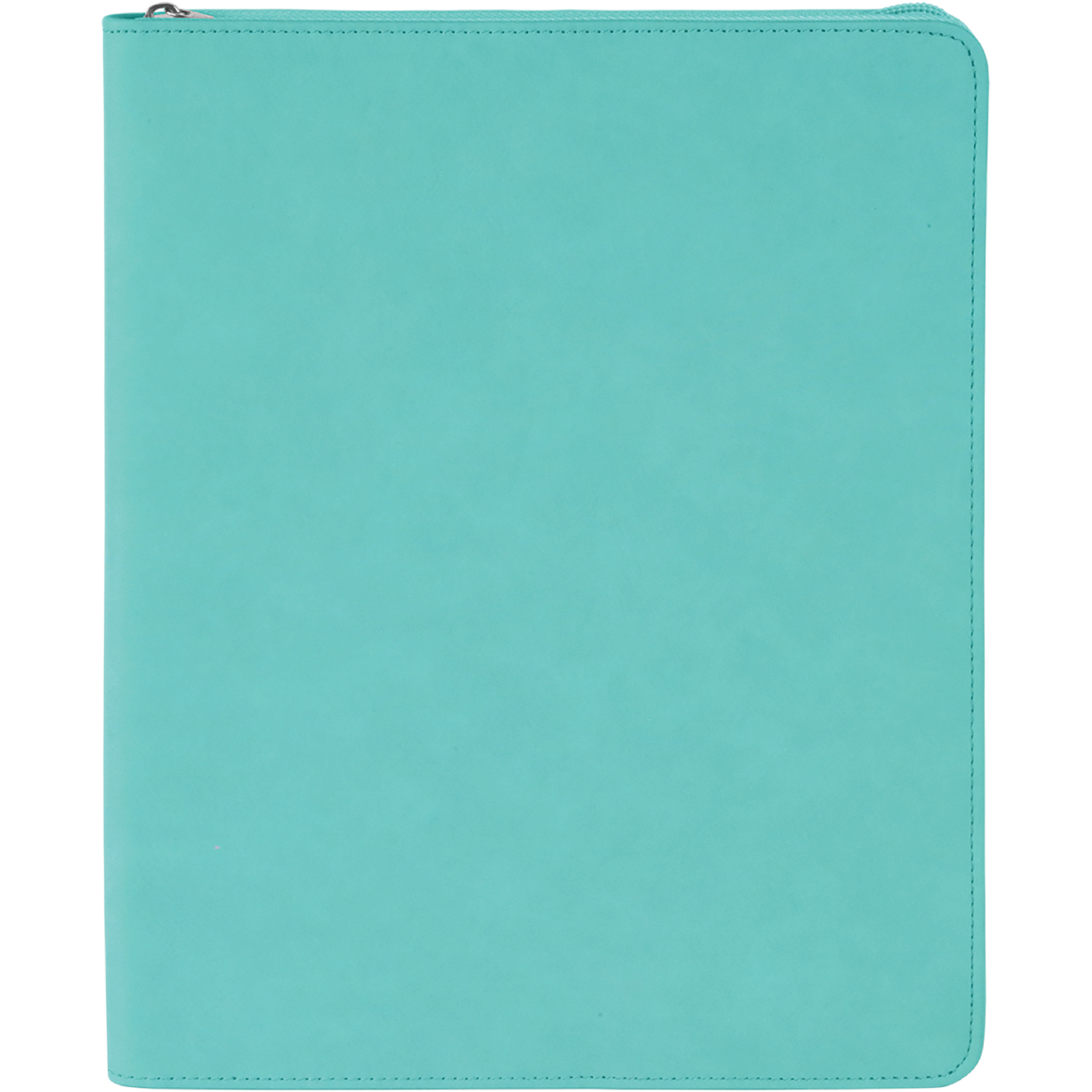 9" x 12" Leatherette Teal Portfolio with Zipper 8