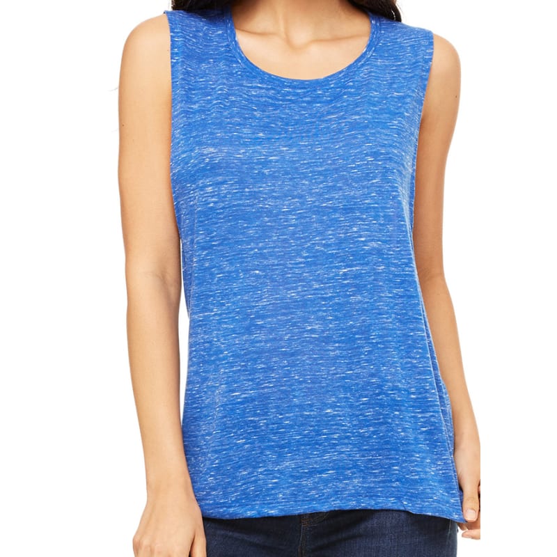 Bella Ladies Flowy Scoop Muscle Tank 15