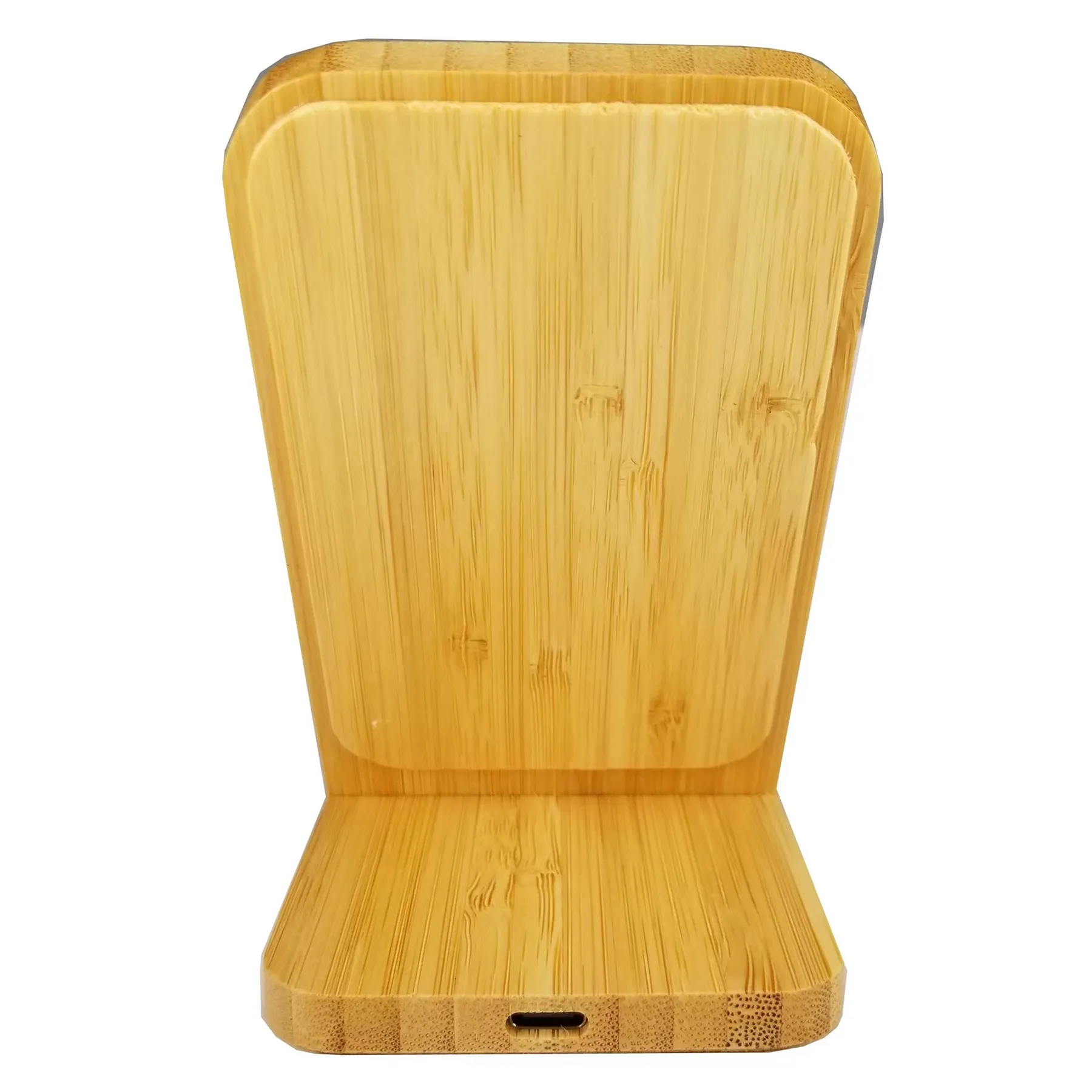 Wooden Wireless Charging Phone Stand 5