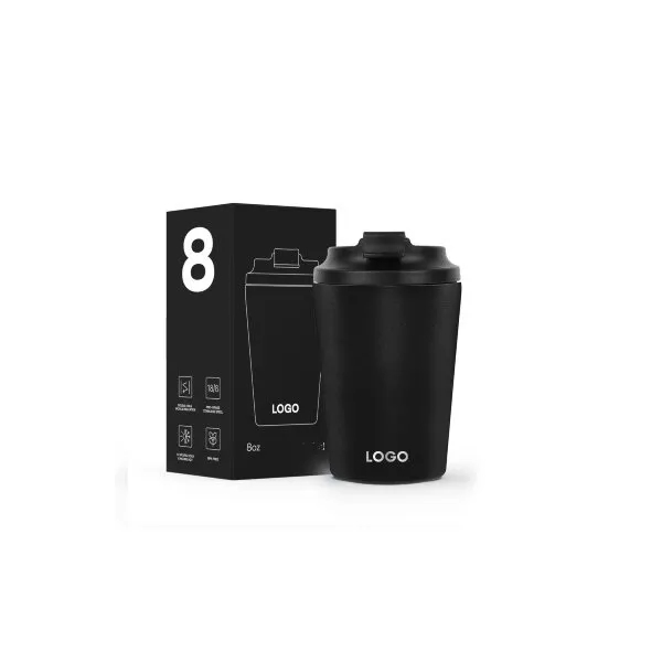 8oz. Double Wall Stainless Steel Water Bottle 7