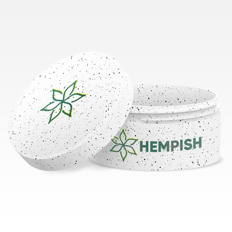 Custom HEMP Plastic Jar – 3 oz 3
