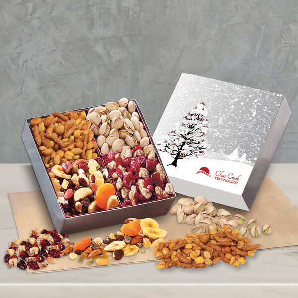 Gift Box with Gourmet Treats with Cardinals Sleeve