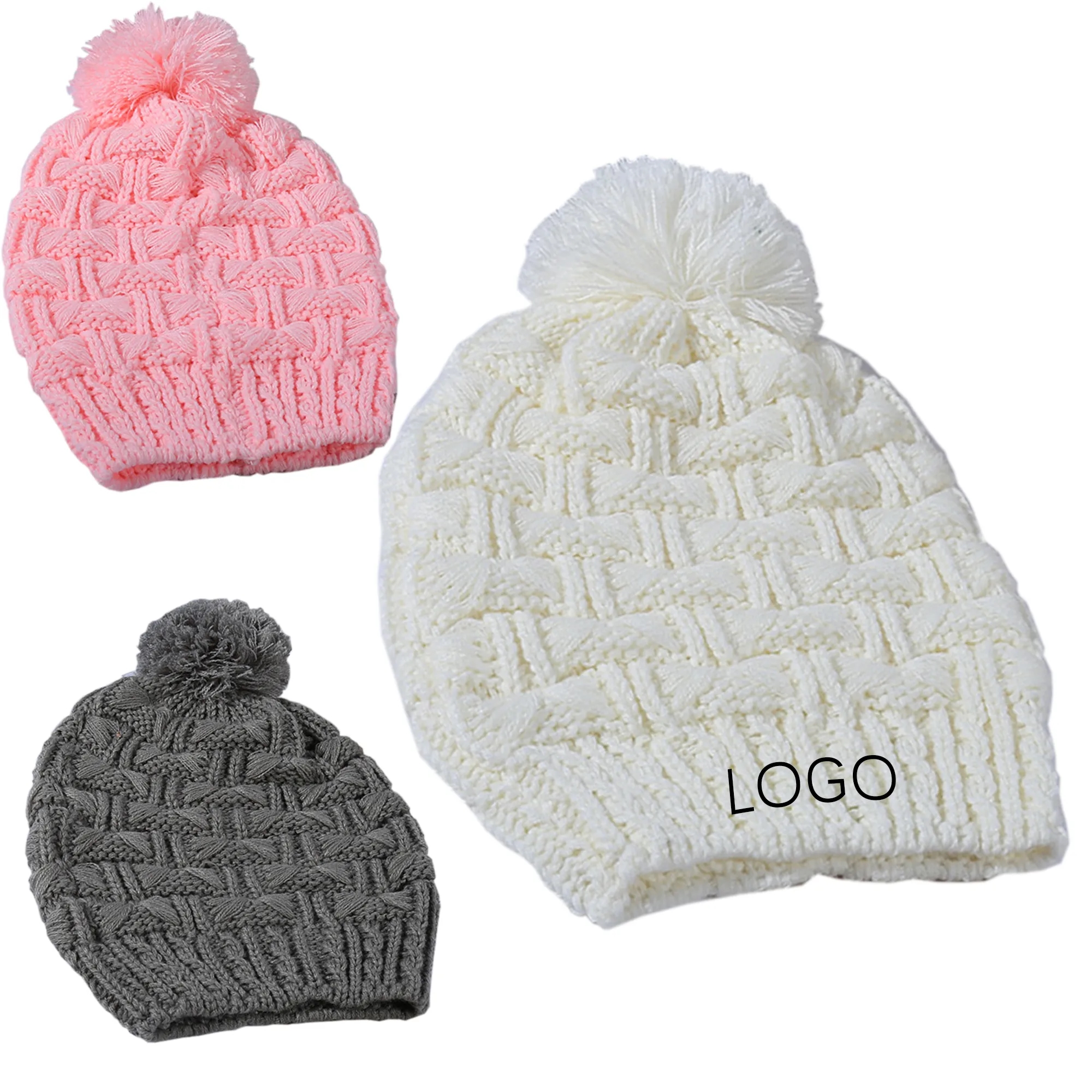 Acrylic Knit Beanies