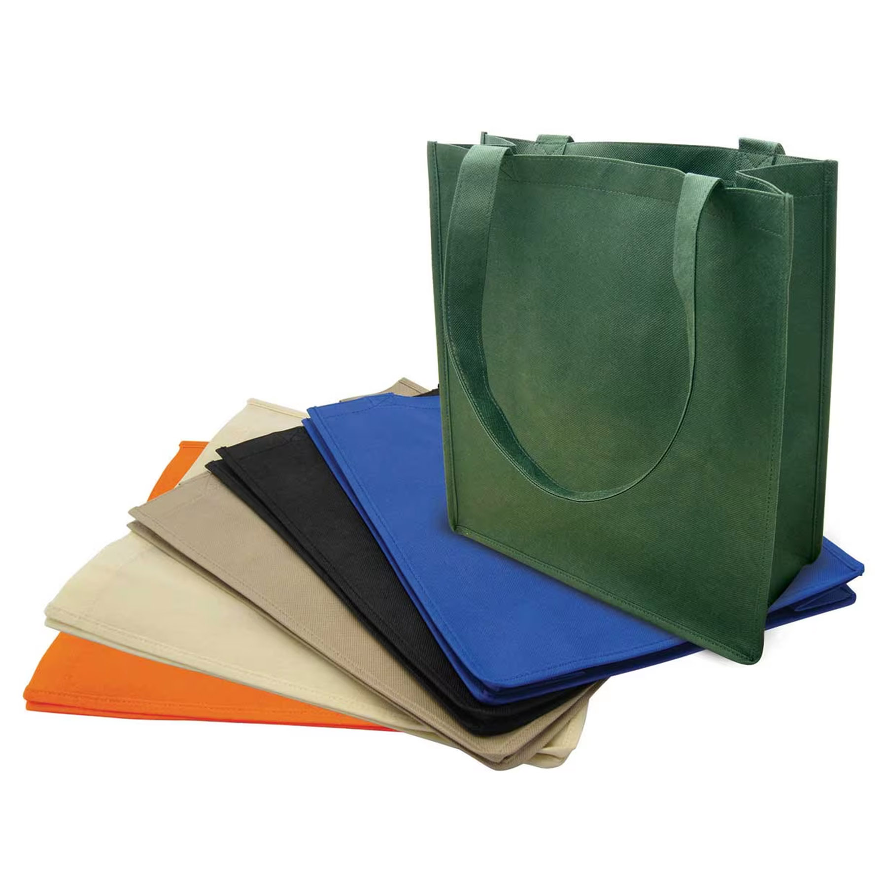100g Non-Woven Polypropylene Grocery Tote w/ 6" Gusset 8