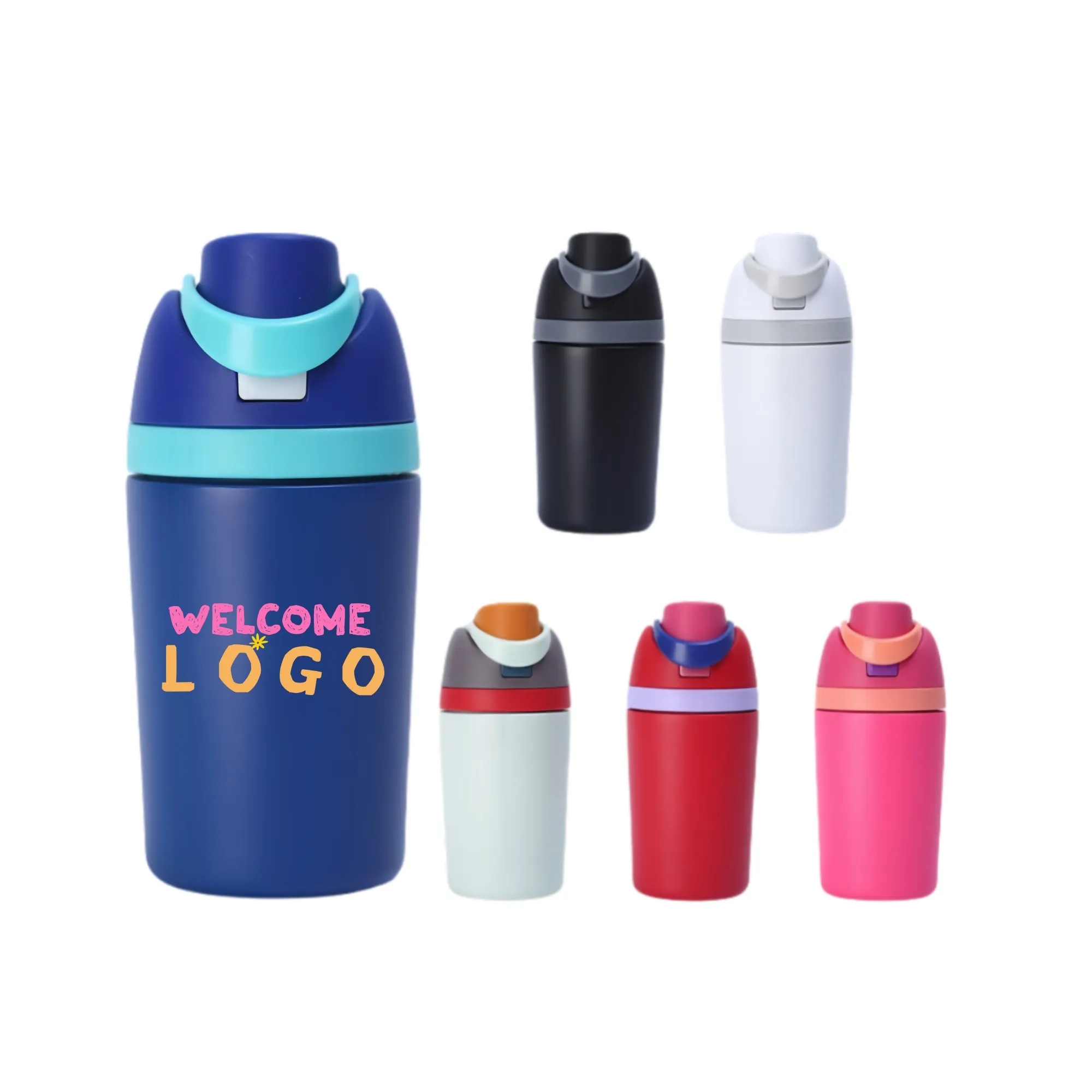 16oz Kids Insulated Water Bottle with Straw for School 5