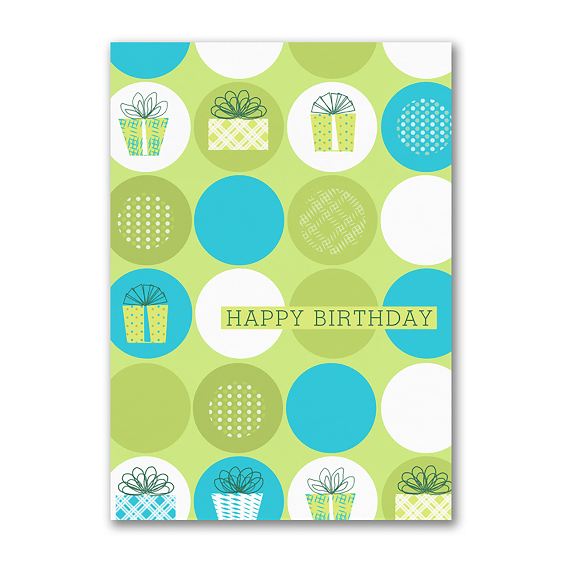 Patterned Presents Birthday Card 1