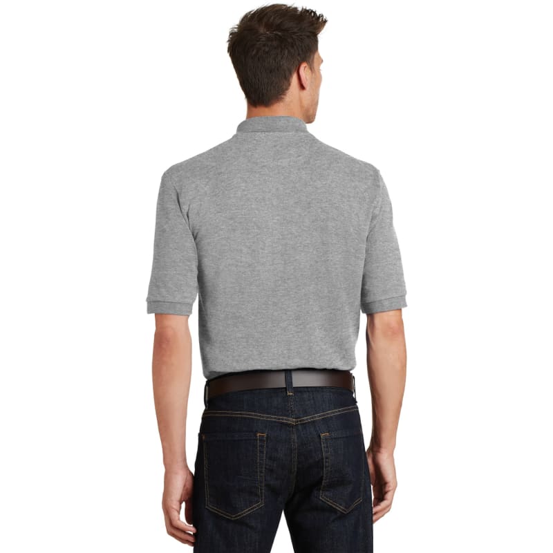 Port Authority Heavyweight Cotton Pique Polo With Pocket. 10