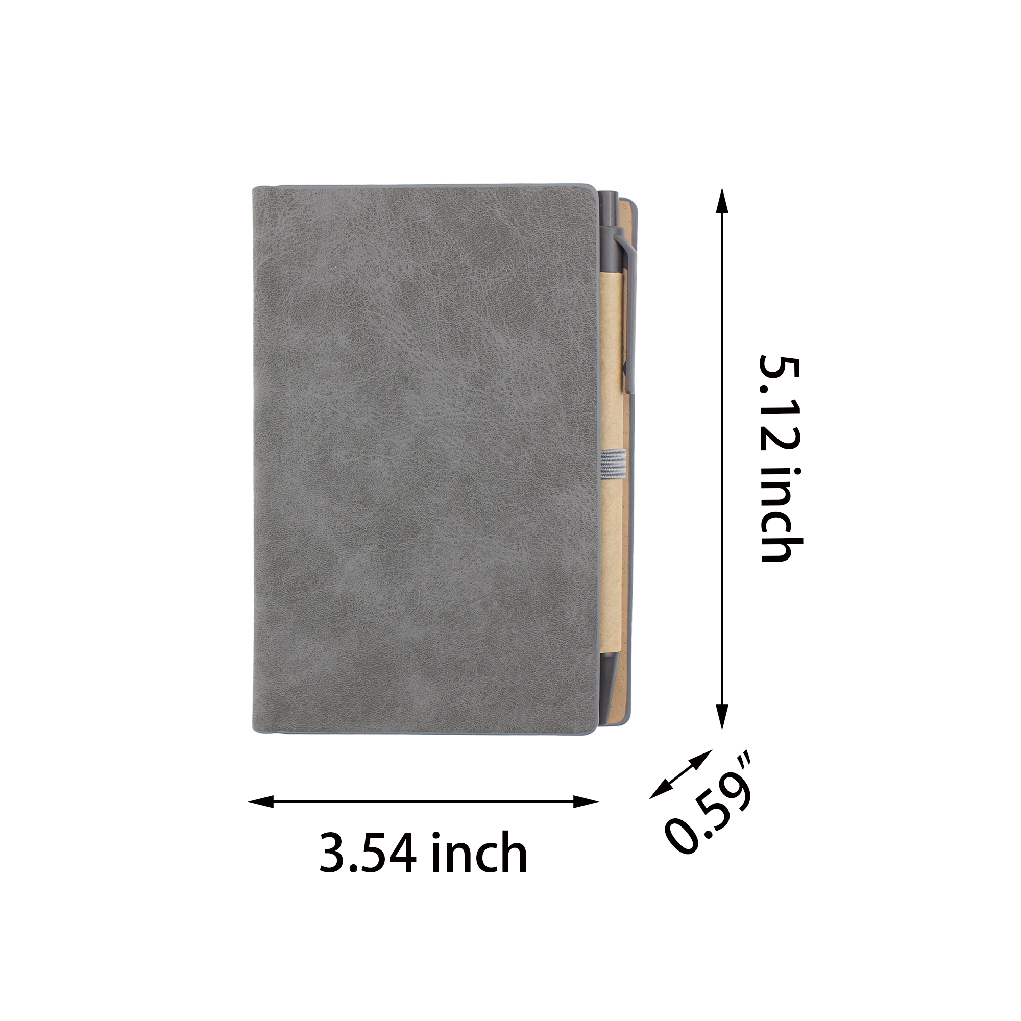 MOQ:10pcs A6 Notebook With Pen Loop 1