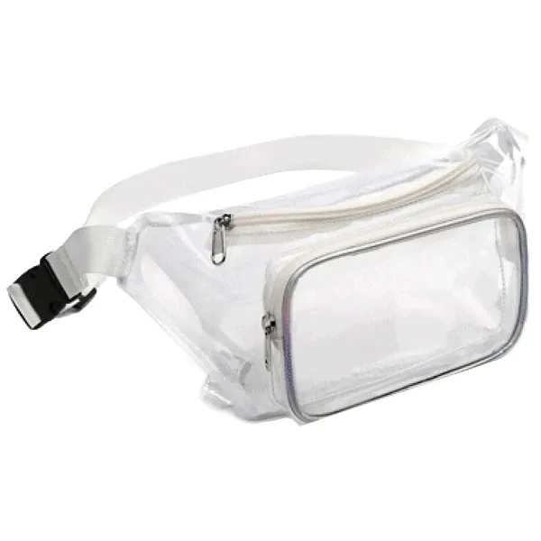 Clear Fanny Pack w/ Zipper Pockets 9