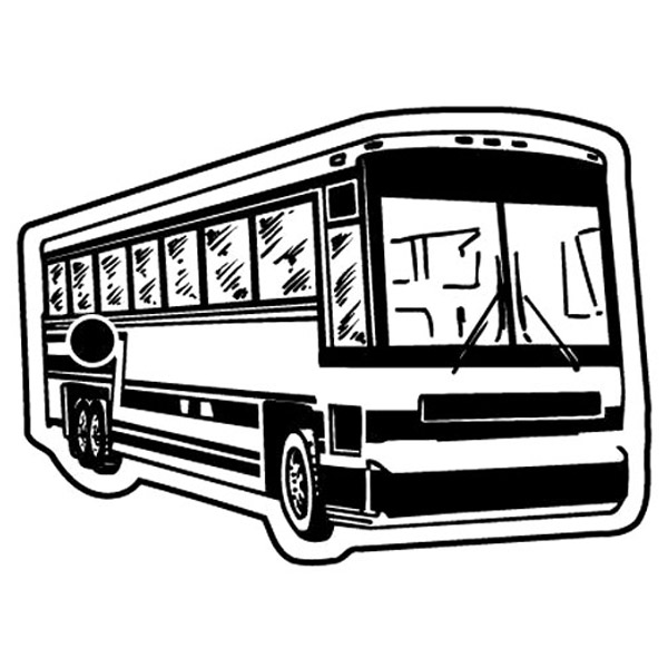 Tour Bus 7 Key Tag (Spot Color) 1