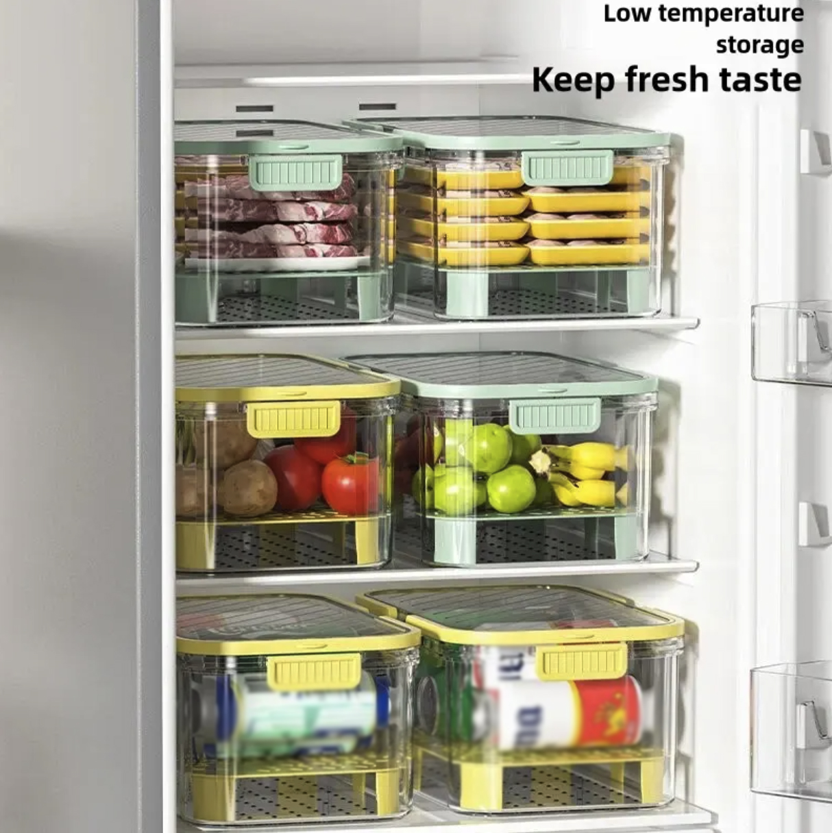 Transparent Outdoor Camping Picnic Fruit Box 4