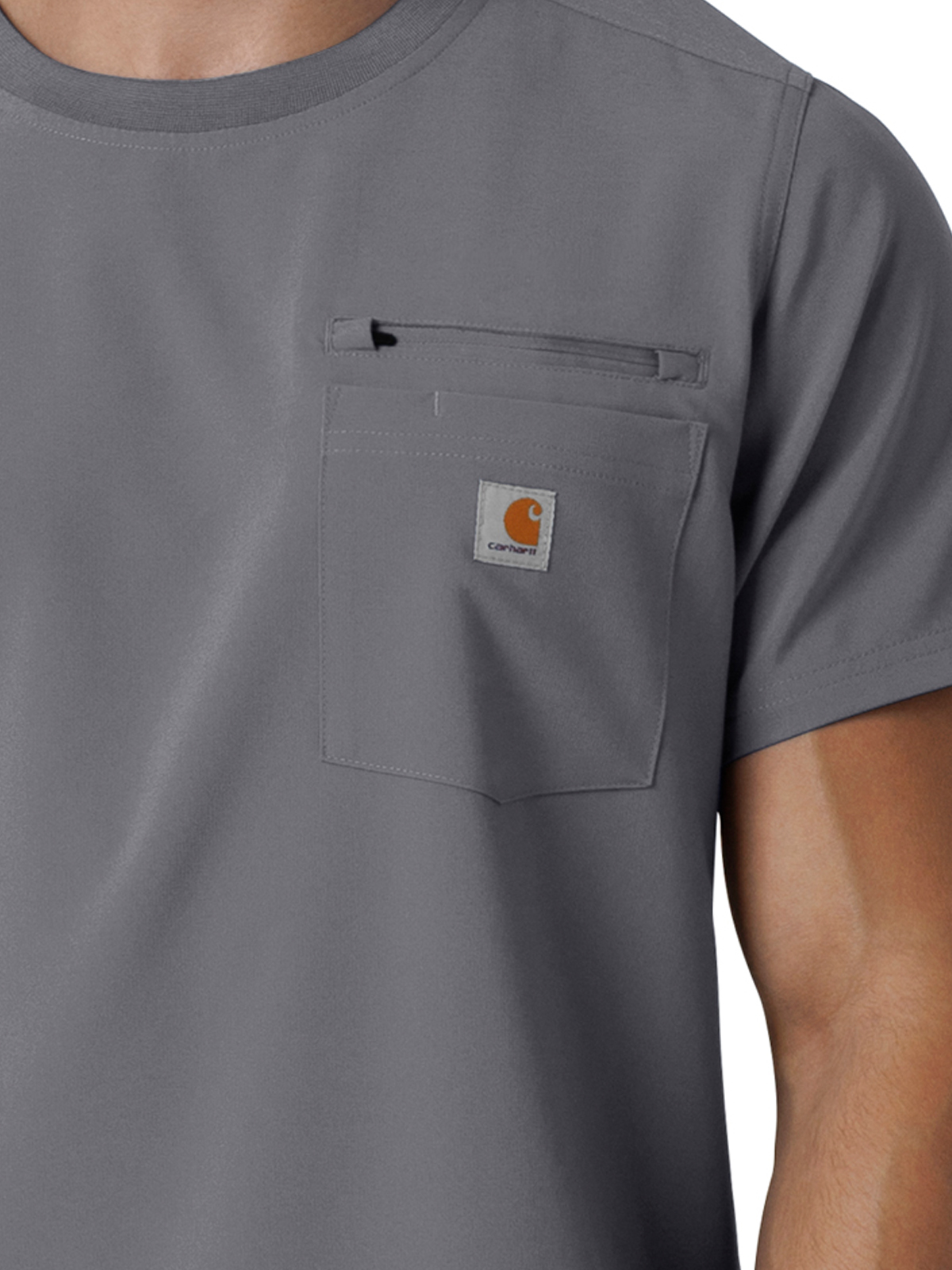 Carhartt Scrubs - Force Cross-Flex - Men's Two-Pocket Crew Neck Scrub Top 5