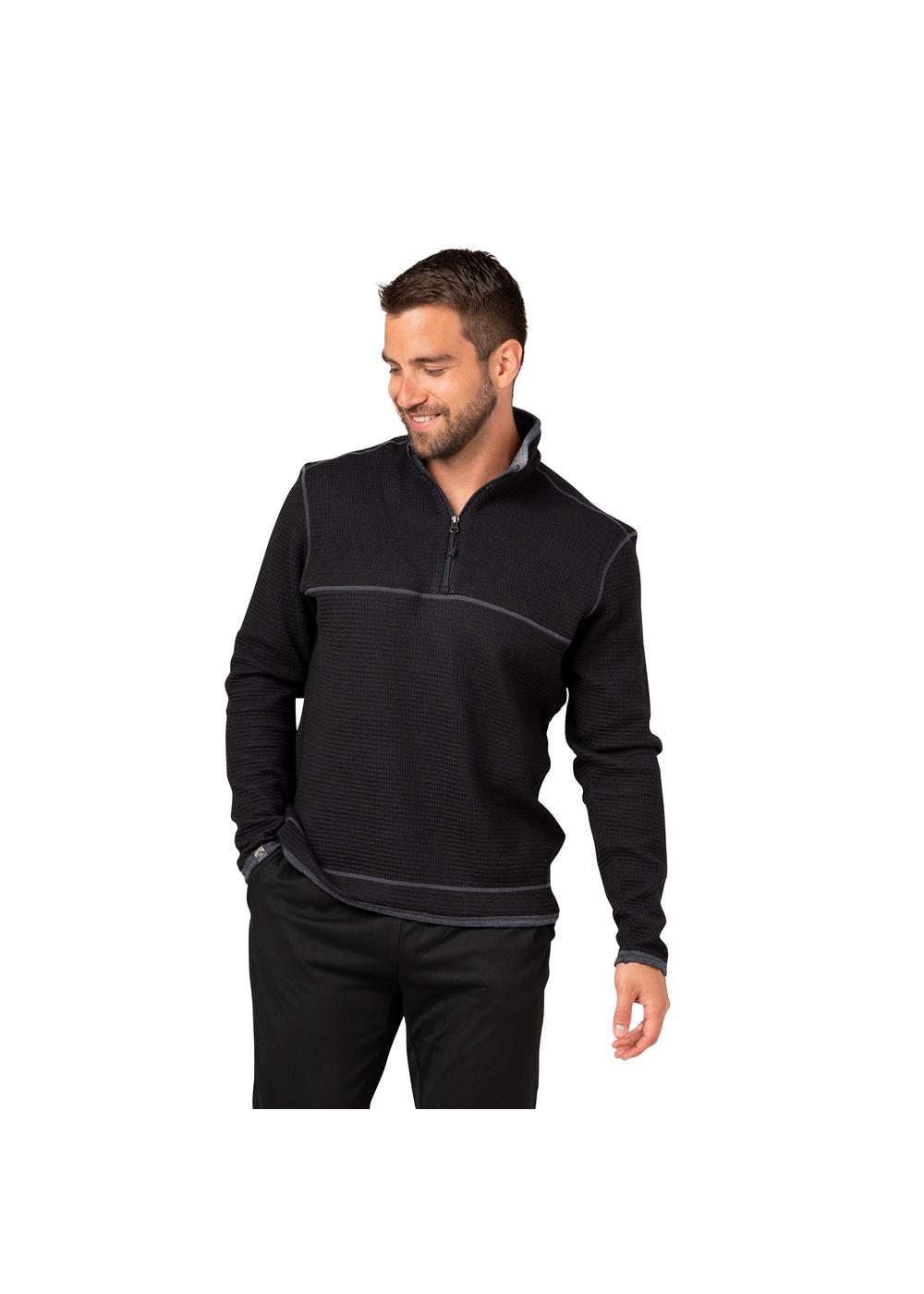 Storm Creek Men's Maverick Waffle Knit Quarter Zip 13