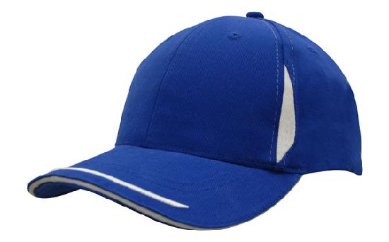 Brushed Heavy Cotton with Crown Inserts, Peak Trim & Sandwich 4