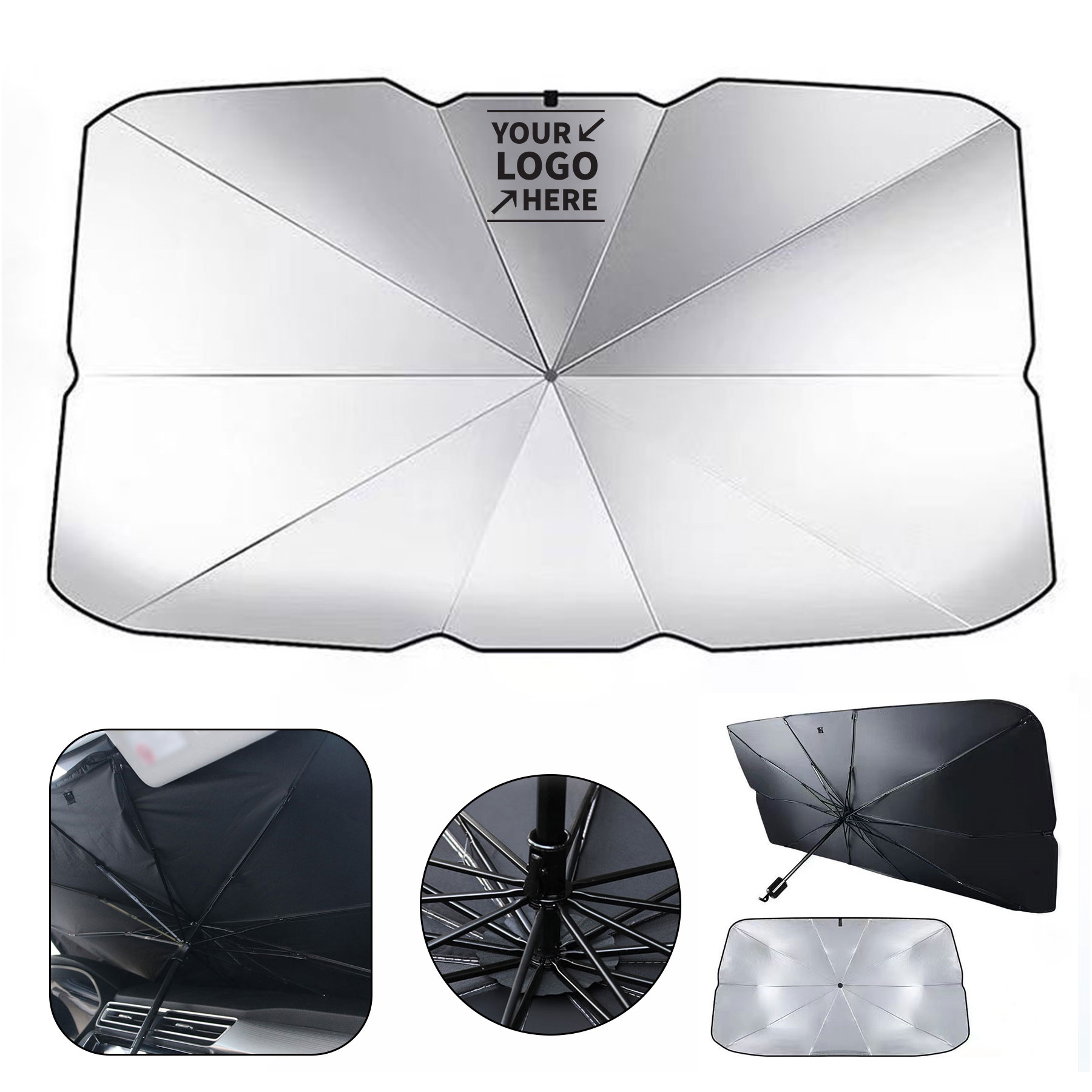 Car Windshield Sun Shade Umbrella 2