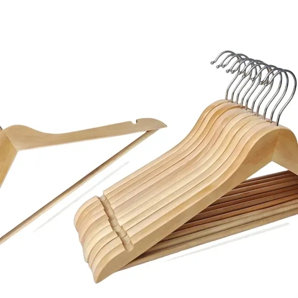 Wooden Clothes Hanger - Natural Finish 5
