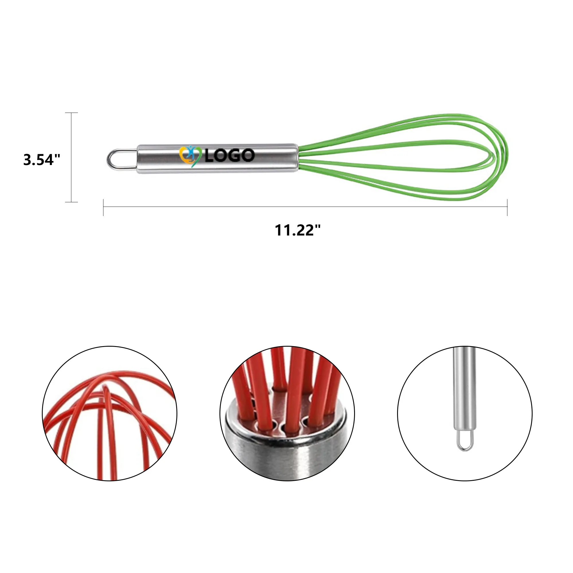 Silicone Whisk Egg Beater Blender 3