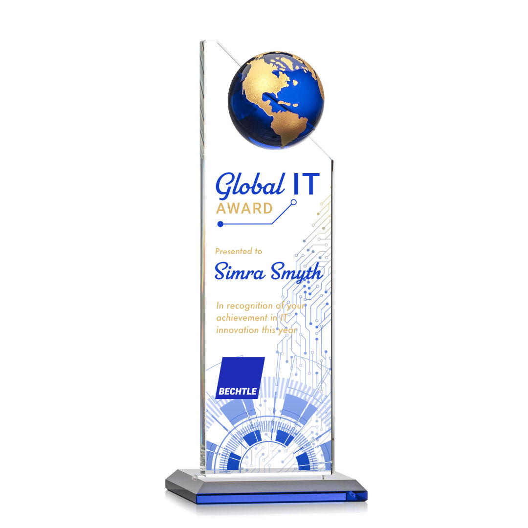 Arden VividPrint™ Award - Blue/Gold 5