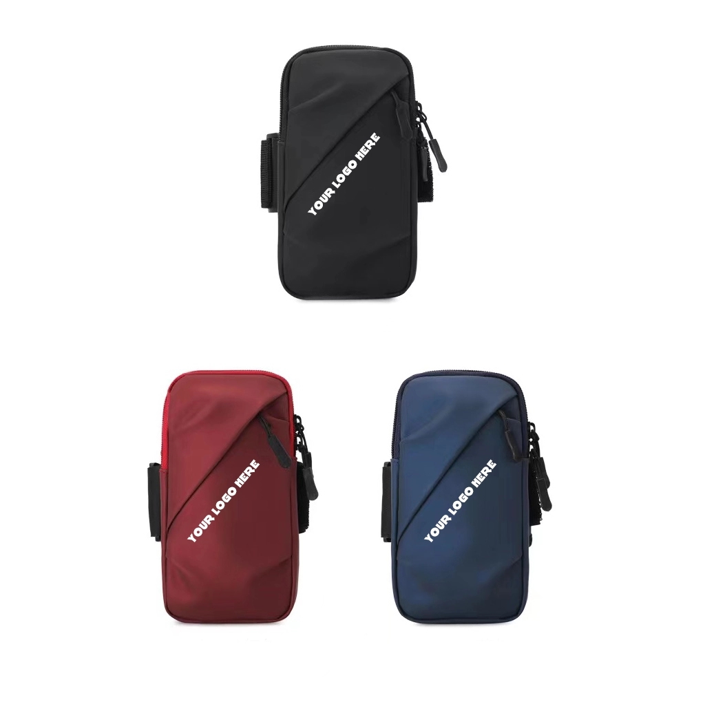 Outdoor Sports Double Pockets Arm Bag 3