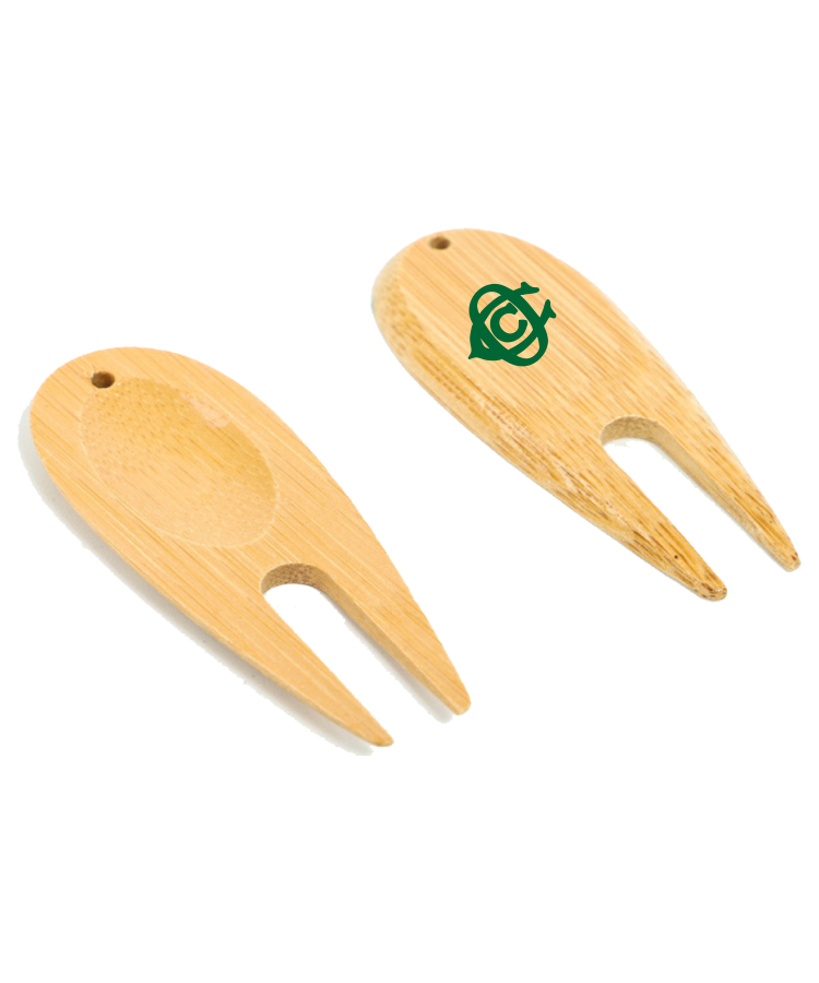 Union Printed - Golf Divot Repair Tool - Made out of Bamboo Wood 2