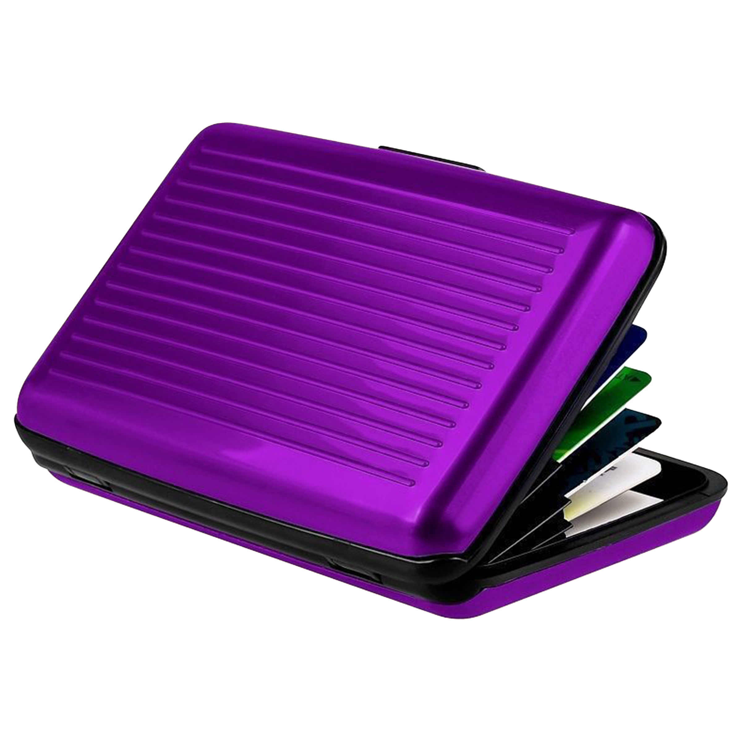 Aluminum Rfid Shielded Color Wallet Credit Card Holder 4