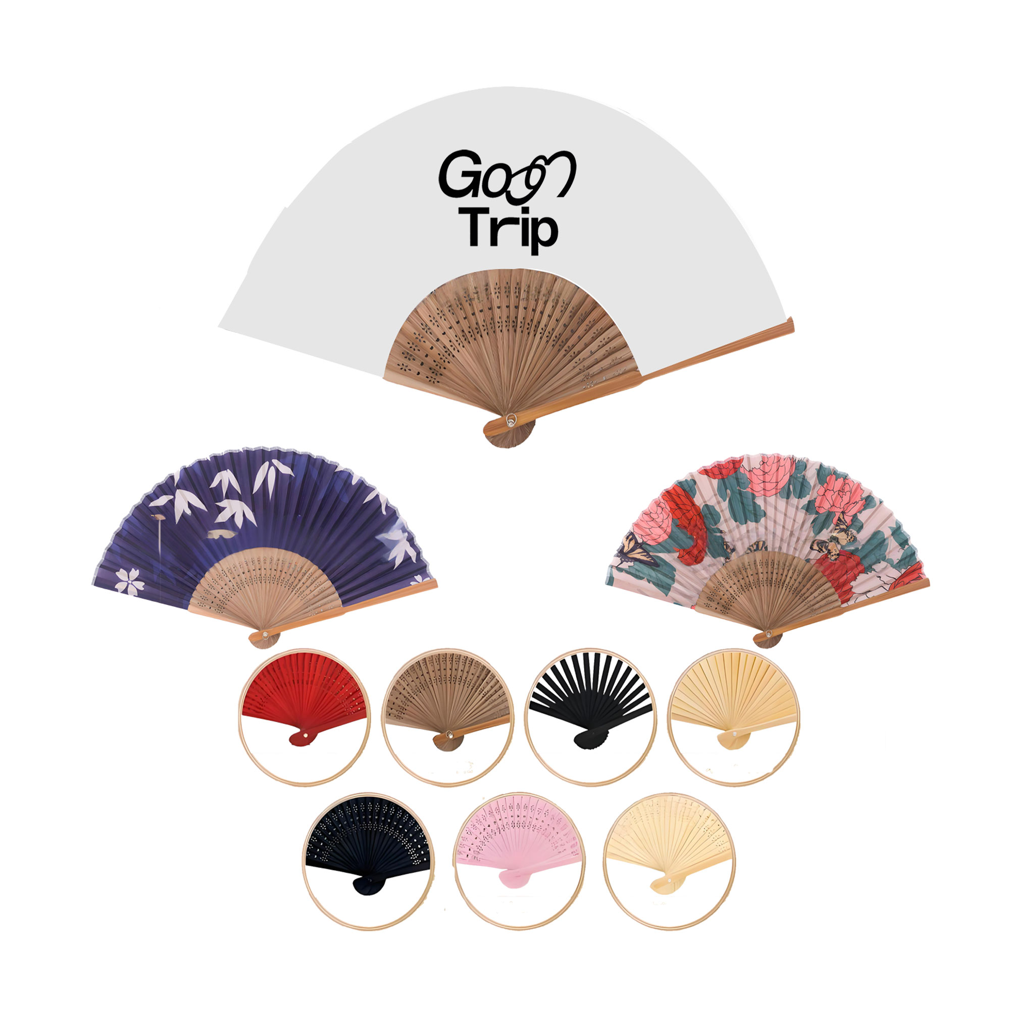 Cloth Bamboo Fan 4