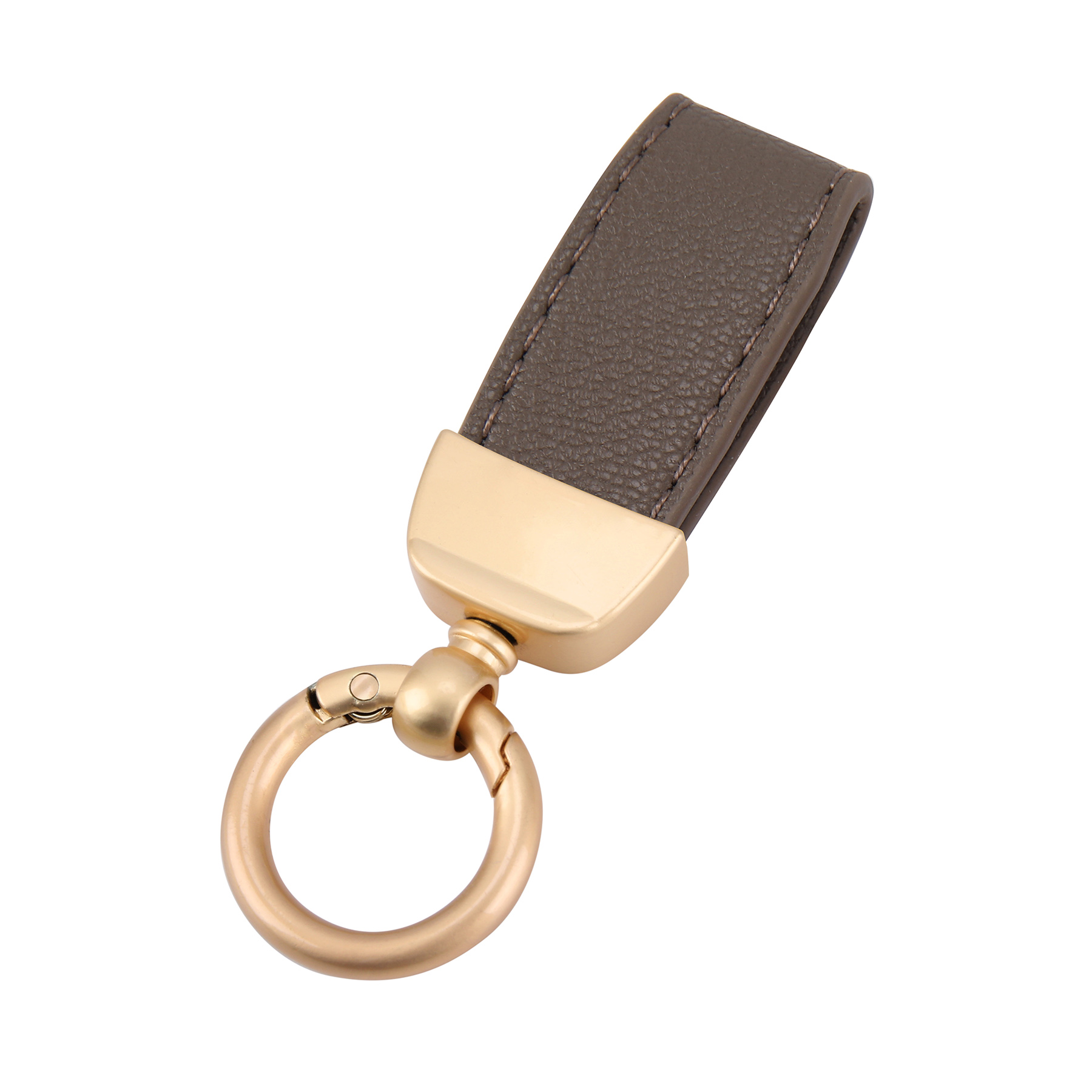 Executive Leather Keychain With Detachable Ring 11