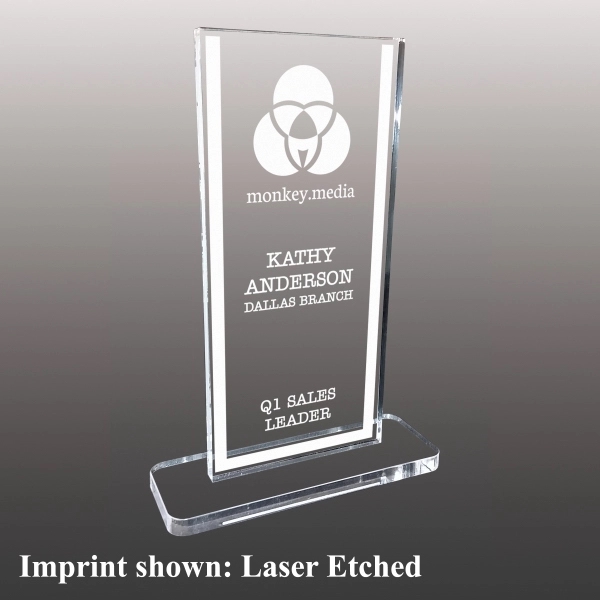 Acrylic Stock Award - Laser Etched