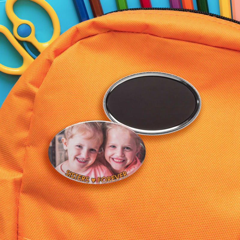 2.75 X 1.75 Inch Oval Magnet Buttons 27