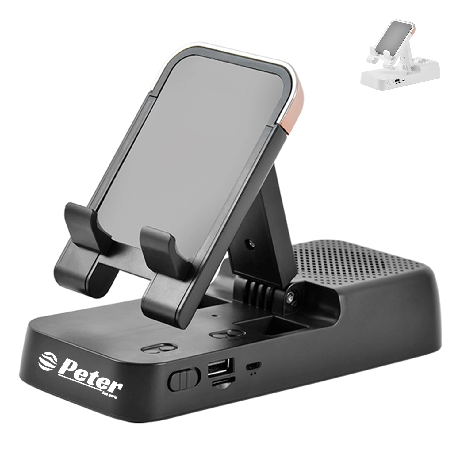 Cell Phone Stand With Bluetooth Speaker 3
