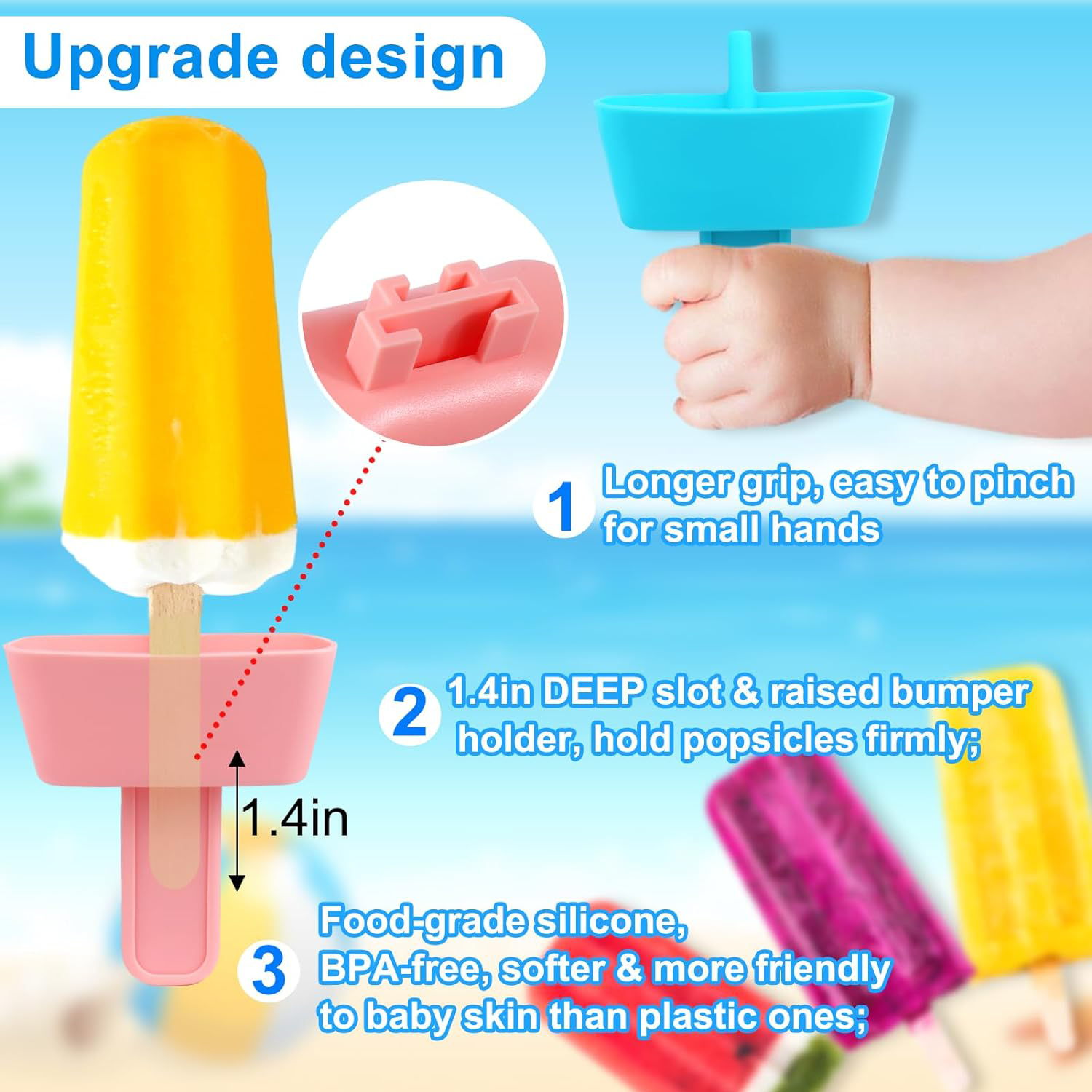 Drip Free Popsicle Holder 2