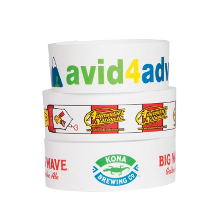 3/4" Full Color DuPont™ Tyvek® Wristband 1