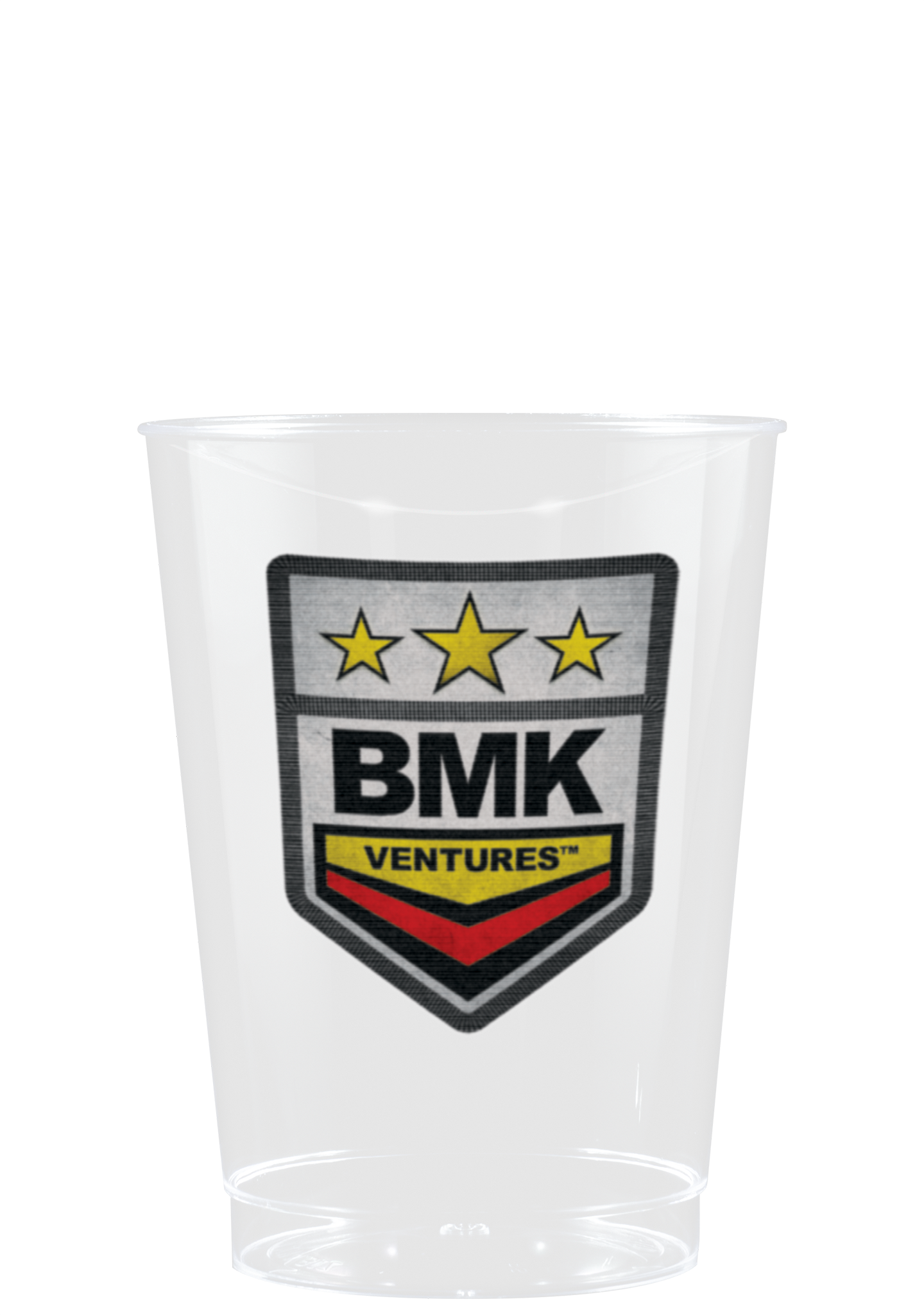 10 oz Hard Plastic Smooth Cup Clear Digital Print 1