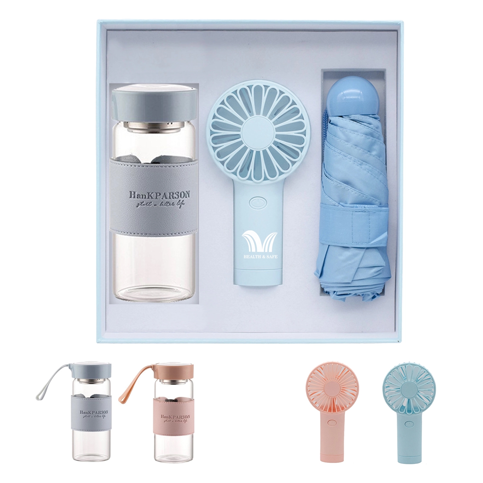 Fan Umbrella Cup Gift Box Set 2