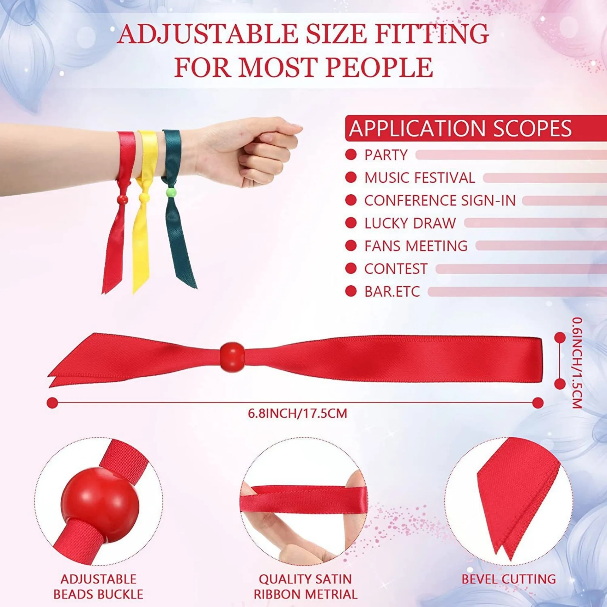 Disposable Fabric Wristband 10